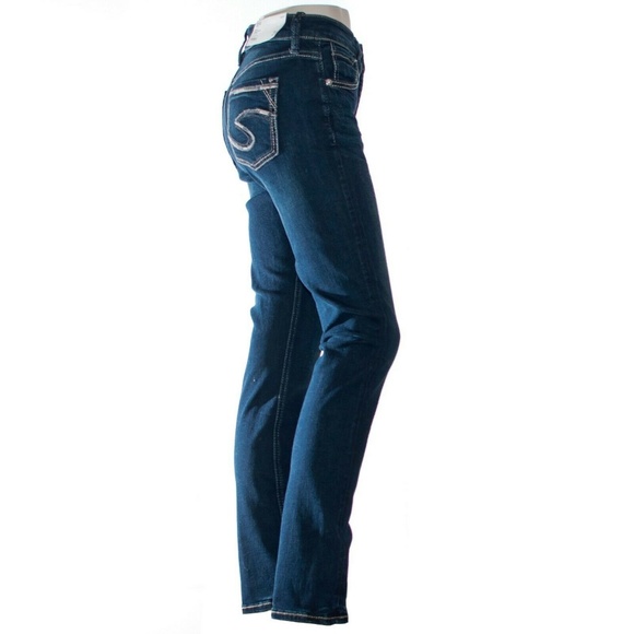 Silver Jeans Avery High Rise Straight Leg Curvy - Picture 5 of 5